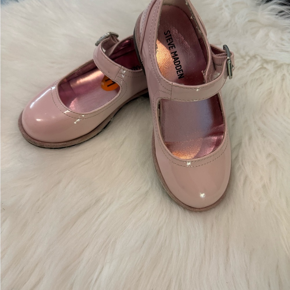 Steve Madden Blush Pink Kids Dress Shoes